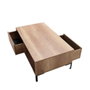 Hanah Home Mesa de centro Shp-665-Tt-1 en Nogal claro